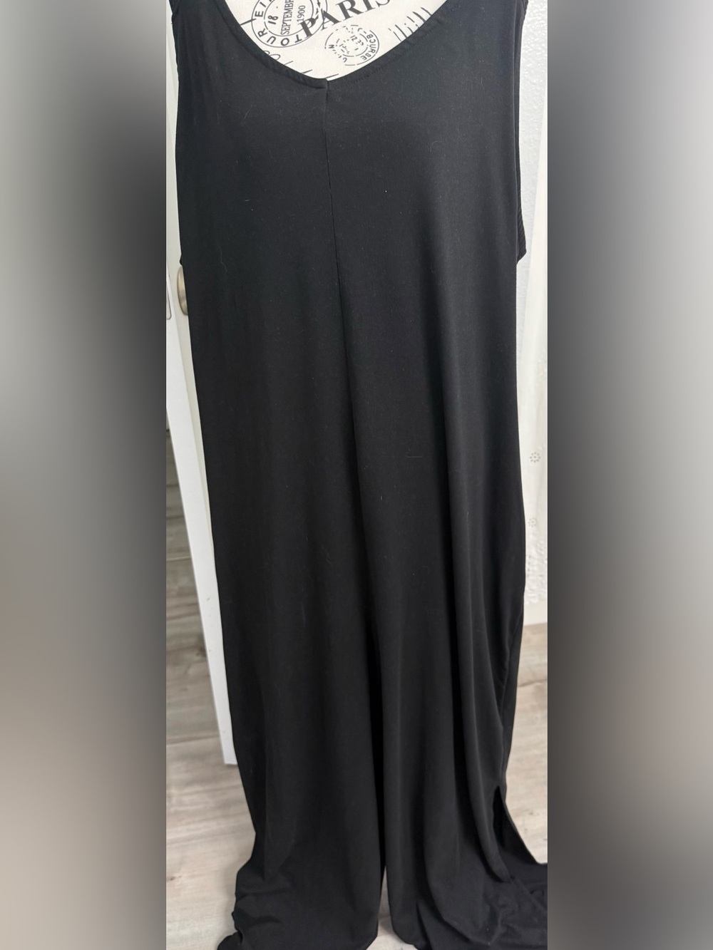 Cuddl Duds black sleek jumpsuit